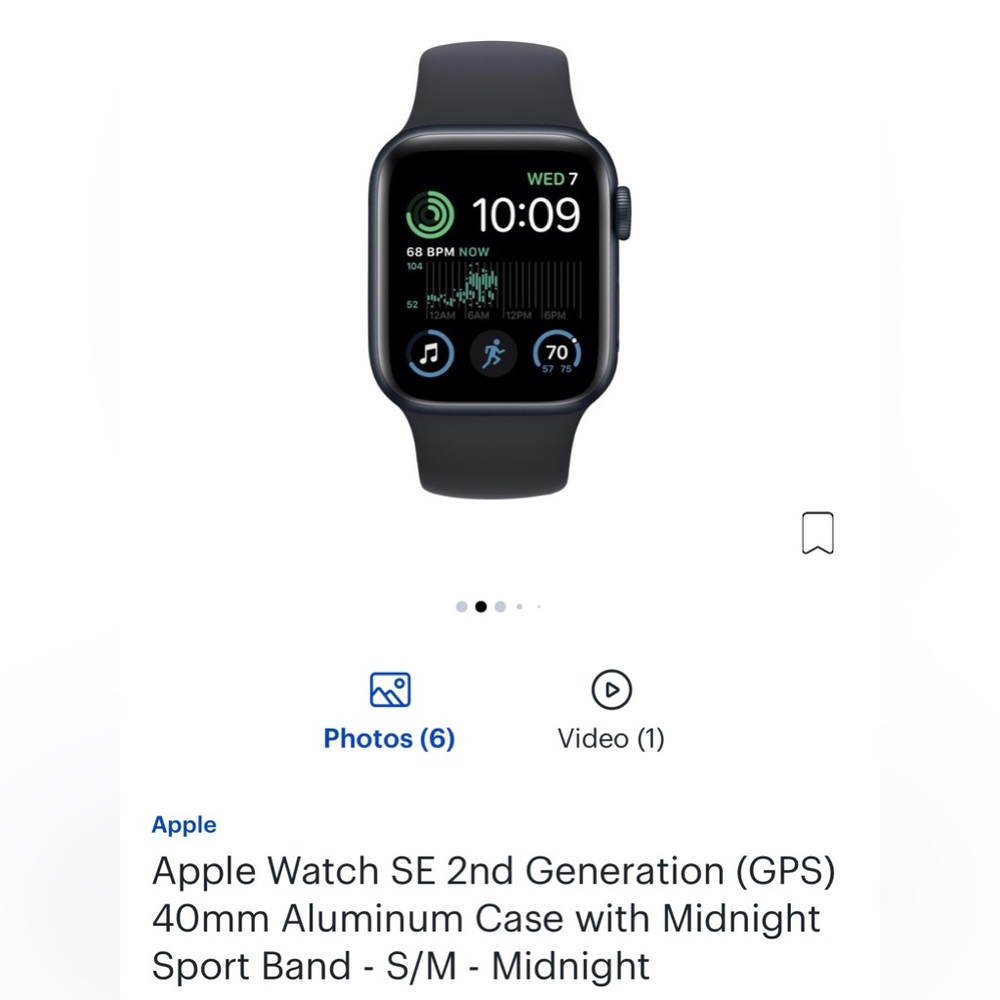 NEW - Apple Watch SE 2nd Gen